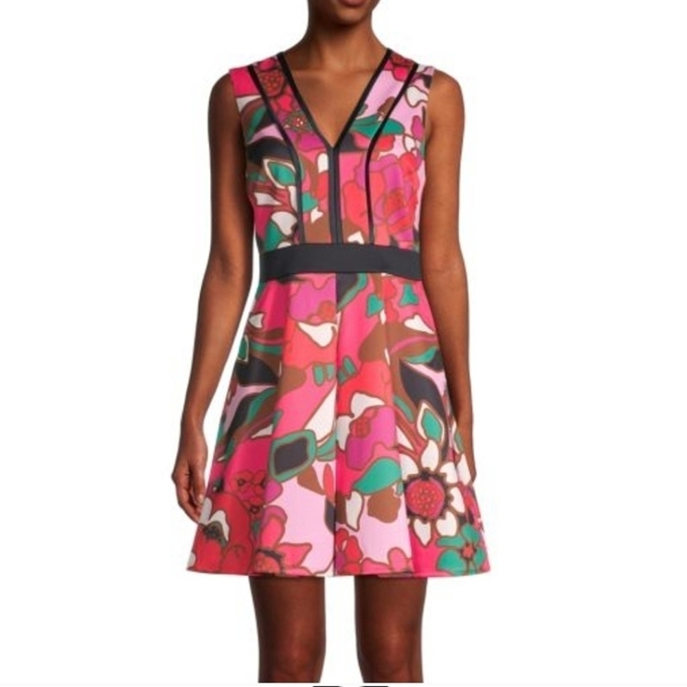 Ted Baker Arilina Piñata Skater Dress Size 0 / 2
